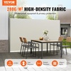 image:imageVEVOR Retractable Side Awning UV 50 118 x 71 Retractable Patio Screen Waterproof 280 g Thicken Folding Room Divider Wind Screen for Privacy Garden Outdoor Patio and Terrace BlackBeige