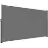 image:imageVEVOR Retractable Side Awning UV 50 118 x 71 Retractable Patio Screen Waterproof 280 g Thicken Folding Room Divider Wind Screen for Privacy Garden Outdoor Patio and Terrace BlackGray