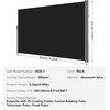 image:imageVEVOR Retractable Side Awning UV 50 118 x 71 Retractable Patio Screen Waterproof 280 g Thicken Folding Room Divider Wind Screen for Privacy Garden Outdoor Patio and Terrace BlackBlack