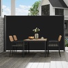 image:imageVEVOR Retractable Side Awning UV 50 118 x 71 Retractable Patio Screen Waterproof 280 g Thicken Folding Room Divider Wind Screen for Privacy Garden Outdoor Patio and Terrace BlackBlack