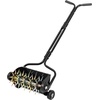image:imageVEVOR Rolling Lawn Aerator 15 in Manual Push Aerator Roller with 42 Spikes amp 60 in Long Handle Fillable Drum for Added Weight HeavyDuty Lawn Soil Penetrator for Garden Yard Compacted SoilsRolling Weighted Pro