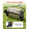 image:imageVEVOR Rolling Lawn Aerator 15 in Manual Push Aerator Roller with 42 Spikes amp 60 in Long Handle Fillable Drum for Added Weight HeavyDuty Lawn Soil Penetrator for Garden Yard Compacted SoilsRolling Weighted Pro
