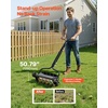 image:imageVEVOR Rolling Lawn Aerator 15 in Manual Push Aerator Roller with 42 Spikes amp 60 in Long Handle Fillable Drum for Added Weight HeavyDuty Lawn Soil Penetrator for Garden Yard Compacted SoilsRolling Weighted Pro