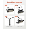 image:imageVEVOR Rolling Lawn Aerator 15 in Manual Push Aerator Roller with 42 Spikes amp 60 in Long Handle Fillable Drum for Added Weight HeavyDuty Lawn Soil Penetrator for Garden Yard Compacted SoilsRolling Weighted Pro