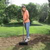 image:imageVEVOR Rolling Lawn Aerator 15 in Manual Push Aerator Roller with 42 Spikes amp 60 in Long Handle Fillable Drum for Added Weight HeavyDuty Lawn Soil Penetrator for Garden Yard Compacted SoilsRolling