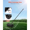 image:imageVEVOR Rolling Lawn Aerator 15 in Manual Push Aerator Roller with 42 Spikes amp 60 in Long Handle Fillable Drum for Added Weight HeavyDuty Lawn Soil Penetrator for Garden Yard Compacted SoilsRolling