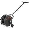 image:imageVEVOR Rolling Lawn Core Aerator 166 in Coring Aerator Roller with AntiClog Tines Heavy Duty amp RustResistant Yard Grass Pulling Plugs Manual Aeration Tool for Compacted Garden Soil Loosening