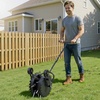image:imageVEVOR Rolling Lawn Core Aerator 166 in Coring Aerator Roller with AntiClog Tines Heavy Duty amp RustResistant Yard Grass Pulling Plugs Manual Aeration Tool for Compacted Garden Soil Loosening
