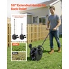 image:imageVEVOR Rolling Lawn Core Aerator 166 in Coring Aerator Roller with AntiClog Tines Heavy Duty amp RustResistant Yard Grass Pulling Plugs Manual Aeration Tool for Compacted Garden Soil Loosening