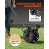 image:imageVEVOR Rolling Lawn Core Aerator 166 in Coring Aerator Roller with AntiClog Tines Heavy Duty amp RustResistant Yard Grass Pulling Plugs Manual Aeration Tool for Compacted Garden Soil Loosening