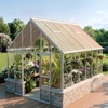 image:imageVEVOR Roof Panels 12Pcs Polycarbonate Roofing Panels Double Layer High Impact Corrugated Plastic Greenhouse Replacement Cover Waterproof for Gazebos Chicken Coops Home Garden 5 x 2 x 024