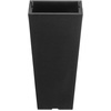 image:imageVEVOR Set of 2 Tall Outdoor Planters 21 H Round Large Planters for Front Porch and Patio Stone Finish Flower Tree Plant PotsBlack