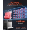 image:imageVEVOR Slushie Machine 12L317Gal x 4 Tank Commercial Slushy Maker Frozen Drink Maker with SelfCleaning Margarita Machine for Restaurants Bars Party for Slushie Margaritas Milkshake amp More12L