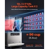 image:imageVEVOR Slushie Machine 12L317Gal x 4 Tank Commercial Slushy Maker Frozen Drink Maker with SelfCleaning Margarita Machine for Restaurants Bars Party for Slushie Margaritas Milkshake amp More24L