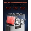 image:imageVEVOR Slushie Machine 12L317Gal x 4 Tank Commercial Slushy Maker Frozen Drink Maker with SelfCleaning Margarita Machine for Restaurants Bars Party for Slushie Margaritas Milkshake amp More36L