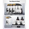 image:imageVEVOR Slushie Machine 15L Single Tank Commercial Margarita Machine 60 Cups Stainless Steel Margarita Smoothie Frozen Drink Machine Slushy Machine for Home Party Restaurants Cafe Bars15Lx3