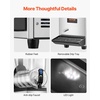 image:imageVEVOR Slushie Machine 15L Single Tank Commercial Margarita Machine 60 Cups Stainless Steel Margarita Smoothie Frozen Drink Machine Slushy Machine for Home Party Restaurants Cafe Bars15 L1
