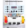 image:imageVEVOR Slushie Machine 15L Single Tank Commercial Margarita Machine 60 Cups Stainless Steel Margarita Smoothie Frozen Drink Machine Slushy Machine for Home Party Restaurants Cafe Bars15Lx3