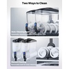 image:imageVEVOR Slushie Machine 15L Single Tank Commercial Margarita Machine 60 Cups Stainless Steel Margarita Smoothie Frozen Drink Machine Slushy Machine for Home Party Restaurants Cafe Bars15Lx2