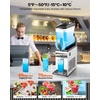 image:imageVEVOR Slushie Machine 15L Single Tank Commercial Margarita Machine 60 Cups Stainless Steel Margarita Smoothie Frozen Drink Machine Slushy Machine for Home Party Restaurants Cafe Bars15L