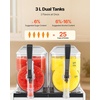 image:imageVEVOR Slushie Machine 3L100oz x 2 Tank Slushy Machine for Home No Ice Needed Frozen Drink Maker Margarita Maker with SelfCleaning for Frozen Margaritas Frapps Milkshake amp MoreStainless steel color  beige