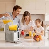 image:imageVEVOR Slushie Machine 3L100oz x 2 Tank Slushy Machine for Home No Ice Needed Frozen Drink Maker Margarita Maker with SelfCleaning for Frozen Margaritas Frapps Milkshake amp MoreStainless steel color  beige