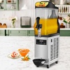 image:imageVEVOR Slushie Machine 3L100oz x 2 Tank Slushy Machine for Home No Ice Needed Frozen Drink Maker Margarita Maker with SelfCleaning for Frozen Margaritas Frapps Milkshake amp MoreSilver