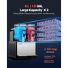 image:imageVEVOR Slushie Machine 3L100oz x 2 Tank Slushy Machine for Home No Ice Needed Frozen Drink Maker Margarita Maker with SelfCleaning for Frozen Margaritas Frapps Milkshake amp MoreBlack