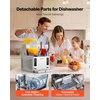 image:imageVEVOR Slushie Machine 3L100oz x 2 Tank Slushy Machine for Home No Ice Needed Frozen Drink Maker Margarita Maker with SelfCleaning for Frozen Margaritas Frapps Milkshake amp MoreStainless steel color  beige