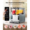 image:imageVEVOR Slushie Machine 4L135oz x 2 Tank Slushy Machine for Home No Ice Needed Frozen Drink Maker Margarita Maker with SelfCleaning for Frozen Margaritas Frapps Milkshake amp More4Lx2