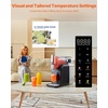 image:imageVEVOR Slushie Machine 4L135oz x 2 Tank Slushy Machine for Home No Ice Needed Frozen Drink Maker Margarita Maker with SelfCleaning for Frozen Margaritas Frapps Milkshake amp More2L