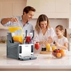 image:imageVEVOR Slushie Machine 4L135oz x 2 Tank Slushy Machine for Home No Ice Needed Frozen Drink Maker Margarita Maker with SelfCleaning for Frozen Margaritas Frapps Milkshake amp More4Lx2