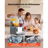 image:imageVEVOR Slushie Machine 4L135oz x 2 Tank Slushy Machine for Home No Ice Needed Frozen Drink Maker Margarita Maker with SelfCleaning for Frozen Margaritas Frapps Milkshake amp More4Lx2