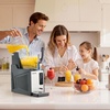 image:imageVEVOR Slushie Machine 4L135oz x 2 Tank Slushy Machine for Home No Ice Needed Frozen Drink Maker Margarita Maker with SelfCleaning for Frozen Margaritas Frapps Milkshake amp More4L