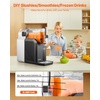 image:imageVEVOR Slushie Machine 4L135oz x 2 Tank Slushy Machine for Home No Ice Needed Frozen Drink Maker Margarita Maker with SelfCleaning for Frozen Margaritas Frapps Milkshake amp More2L