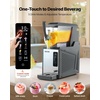 image:imageVEVOR Slushie Machine 4L135oz x 2 Tank Slushy Machine for Home No Ice Needed Frozen Drink Maker Margarita Maker with SelfCleaning for Frozen Margaritas Frapps Milkshake amp More4L