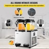 image:imageVEVOR Slushie Machine Slushy Machine 6L16 Gal 25 Cups SingleBowl 300W Frozen Drink maker Stainless Steel Margarita Smoothie Machine Slushie Machine for Cafes Restaurants Bars Home Use6LX2