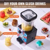 image:imageVEVOR Slushie Machine for Home 32oz Tank Homeuse Margarita Machine Smoothie Frozen Drink Maker with Foodgrade Materials Slushy Machine for Home DIY Kids Parties Red34 fl oz 10 L