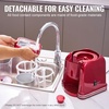 image:imageVEVOR Slushie Machine for Home 32oz Tank Homeuse Margarita Machine Smoothie Frozen Drink Maker with Foodgrade Materials Slushy Machine for Home DIY Kids Parties Red32 fl oz 09 L