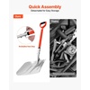 image:imageVEVOR Snow Shovel for Driveway 14 in Wide Aluminum Alloy Snow Shovel with DShaped Handles Large Capacity Snowplow Shovels Lightweight Snows Removal Tool for Garden Car Camping