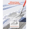 image:imageVEVOR Snow Shovel for Driveway 14 in Wide Aluminum Alloy Snow Shovel with DShaped Handles Large Capacity Snowplow Shovels Lightweight Snows Removal Tool for Garden Car Camping