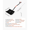 image:imageVEVOR Snow Shovel for Driveway 16 in Wide Aluminum Alloy Snow Shovel Non Slip Grip Large Capacity Snowplow Shovels Detachable amp Lightweight Snows Removal Tool for Garden Car Camping Outdoors17 inch