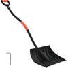 image:imageVEVOR Snow Shovel for Driveway 16 in Wide Aluminum Alloy Snow Shovel Non Slip Grip Large Capacity Snowplow Shovels Detachable amp Lightweight Snows Removal Tool for Garden Car Camping Outdoors17 inch
