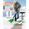 image:imageVEVOR Snow Shovel for Driveway 16 in Wide Aluminum Alloy Snow Shovel Non Slip Grip Large Capacity Snowplow Shovels Detachable amp Lightweight Snows Removal Tool for Garden Car Camping Outdoors85 inch