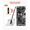 image:imageVEVOR Snow Shovel for Driveway 16 in Wide Aluminum Alloy Snow Shovel Non Slip Grip Large Capacity Snowplow Shovels Detachable amp Lightweight Snows Removal Tool for Garden Car Camping Outdoors16 inch