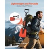 image:imageVEVOR Snow Shovel for Driveway 16 in Wide Aluminum Alloy Snow Shovel Non Slip Grip Large Capacity Snowplow Shovels Detachable amp Lightweight Snows Removal Tool for Garden Car Camping Outdoors9 inch
