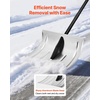 image:imageVEVOR Snow Shovel for Driveway 16 in Wide Aluminum Alloy Snow Shovel Non Slip Grip Large Capacity Snowplow Shovels Detachable amp Lightweight Snows Removal Tool for Garden Car Camping Outdoors16 inch