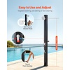 image:imageVEVOR Solar Shower 92 Gal 64FT Showerhead Height Outdoor Shower Black with Handheld amp Foot Faucet Hot amp Cold Water Adjustment Freestanding for Backyard Poolside Beach Pool