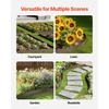 image:imageVEVOR Steel Landscape Edging 5 Packs 39 x 4 in RustResistant Metal Landscape Edging Bendable Garden Edging Border Heavy Duty Lawn Edging EasytoInstall Flower Bed Yard Pathway Divider Brown39 L x 3 H