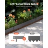 image:imageVEVOR Steel Landscape Edging 5 Packs 39 x 4 in RustResistant Metal Landscape Edging Bendable Garden Edging Border Heavy Duty Lawn Edging EasytoInstall Flower Bed Yard Pathway Divider Brown39 L x 3 H